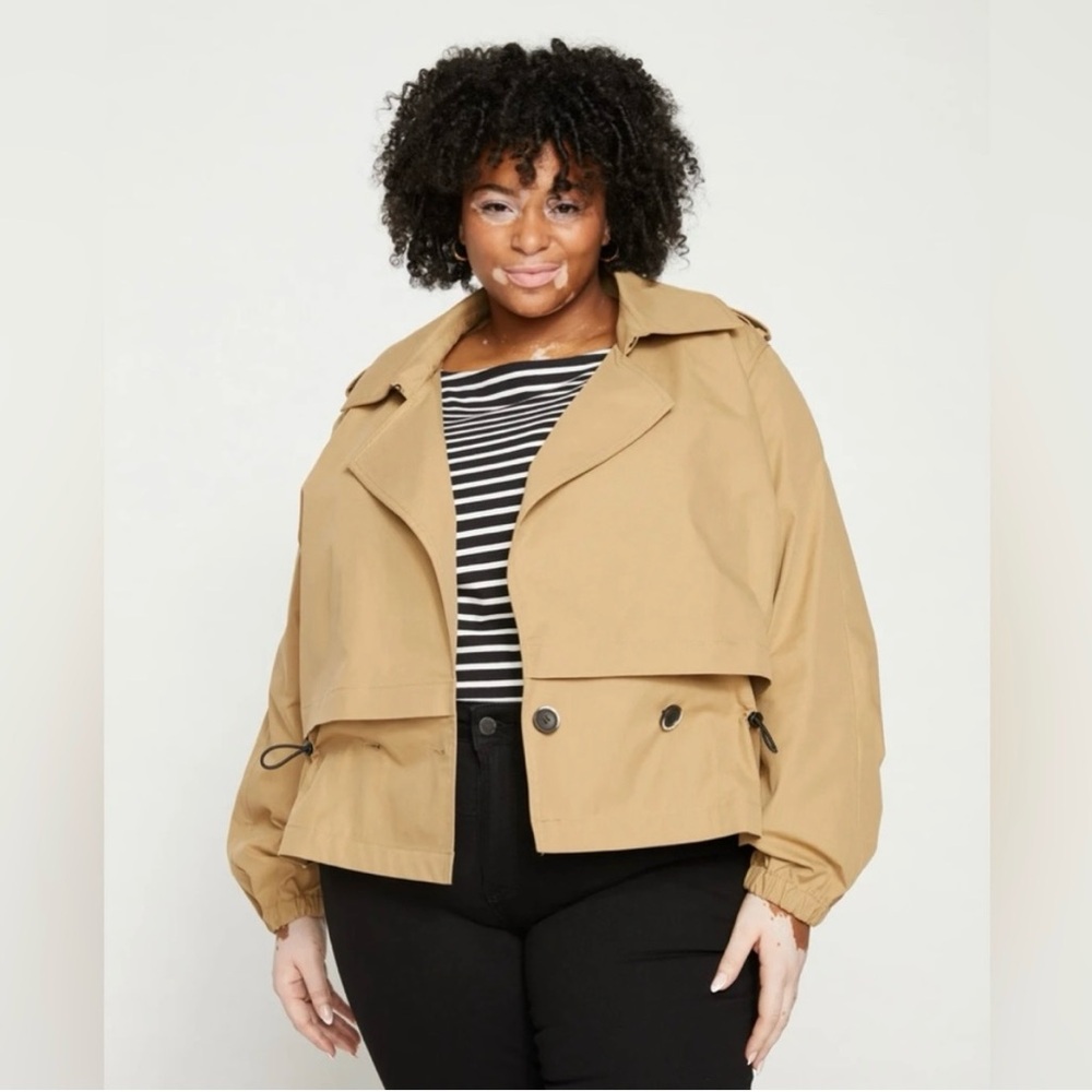 Universal Standard Cropped Trench Coat